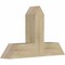 Ekena Millwork Portland Rough Sawn Timber Gable Bracket, Douglas Fir, 36"W x 23"H x 6"D x 6"F, 15/12 Pitch GBW036X23X0606POR00RDF - alternate 2